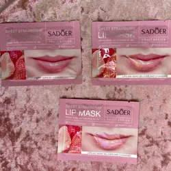 ✨Parches hidratantes para labios de fresa 🍓