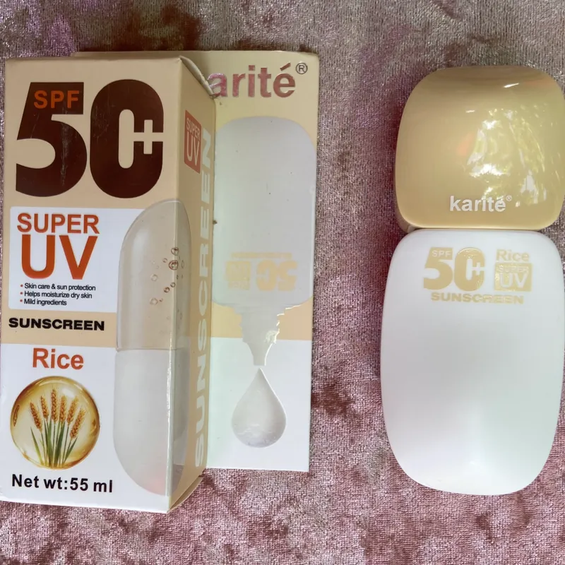 ✨Protector solar con base y extracto de arroz✨
