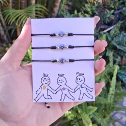 Pulsera de Sol, Estrella y Luna