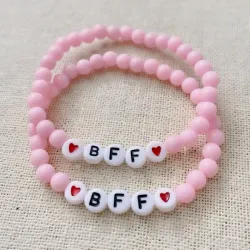 Pulseras de 6mm de BFF