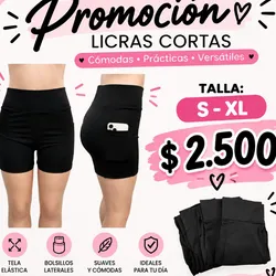 Licras con bolsillos