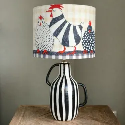 Lámpara Gallos y Gallinas 