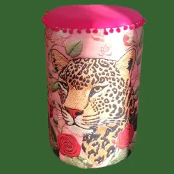 Puff Guepardo Rosa