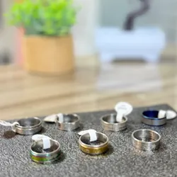 Anillo de acero inoxidable hombre