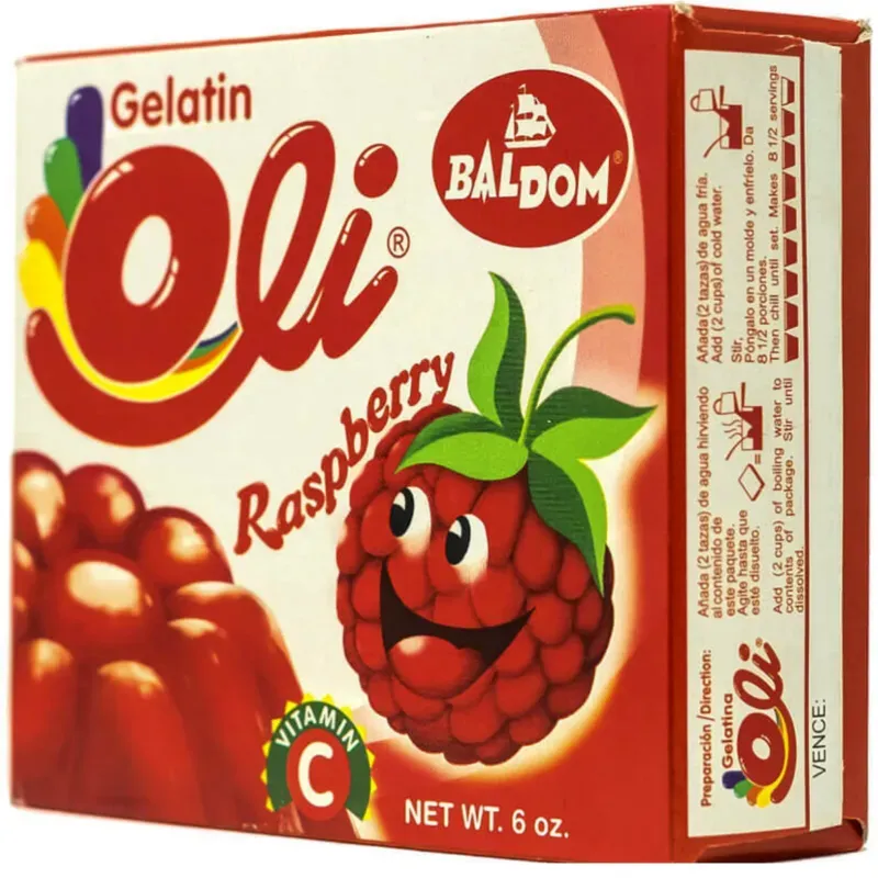 Gelatina oli Frambuesa