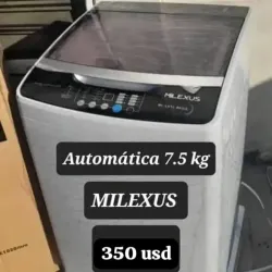 Lavadora automática MILEXUS 7.5 kg