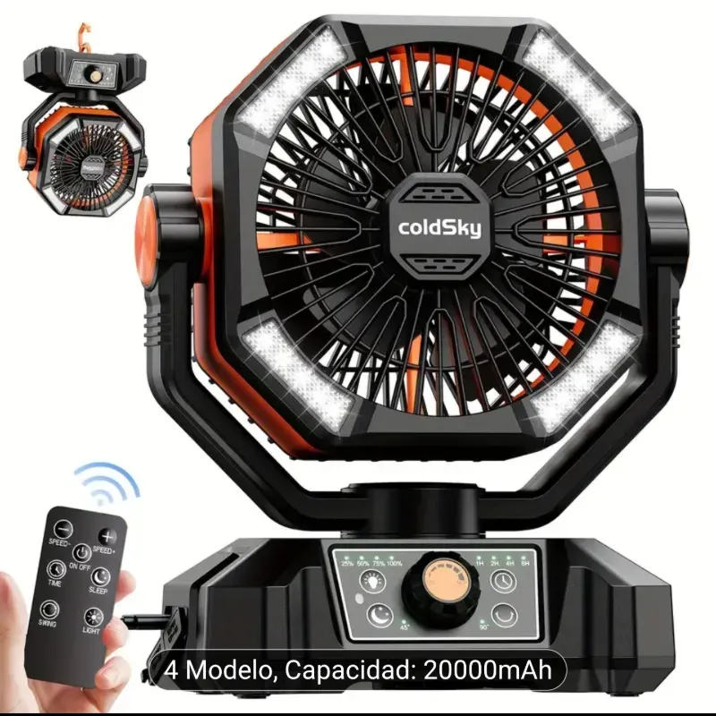 Ventilador 20,000 mAH