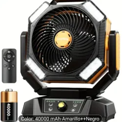 Ventilador 40,000 mAH