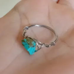 Anillo alambrado (poco enrollado)