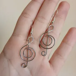 Aretes de clave de sol 🎼