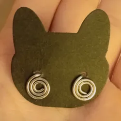 Aretes de espiral de acero inoxidable (pequeños)