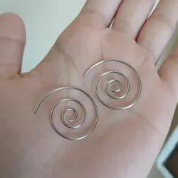 Aretes de espiral (pequeños)