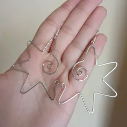 Aretes de Sol (mitad y mitad)
