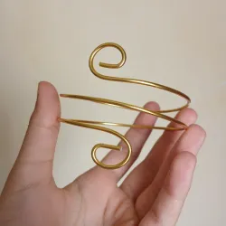Brazalete de dos vueltas (sin espiral)