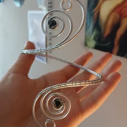 Brazalete doble con cuarzos
