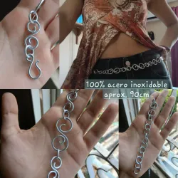 Cadena para la cintura de espirales