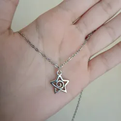 Cadenita de estrella con espiral