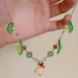 Collar de manzanita 🍎🐛