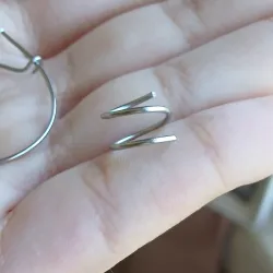 Piercing de 2 giros (perforado)