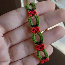 Pulsera de mariquitas 🐞