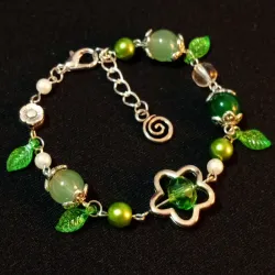 Pulsera verdecita de hojas 🍃