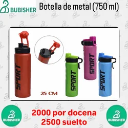 Botella de metal