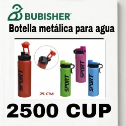 Botella metálica térmica