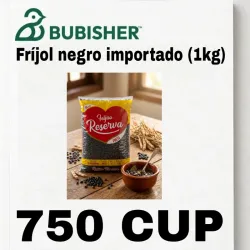 Fríjol negro importado (1kg)
