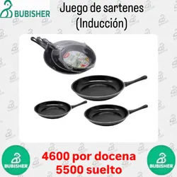 Juego de sartenes (inducción)