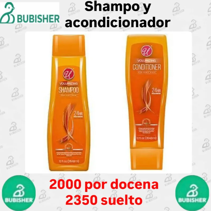 Juego de shampo y acondicionador