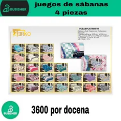 Juegos de sábana de 4 piezas