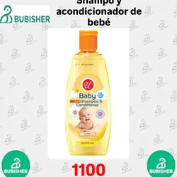 Shampo con acondicionador de bebé