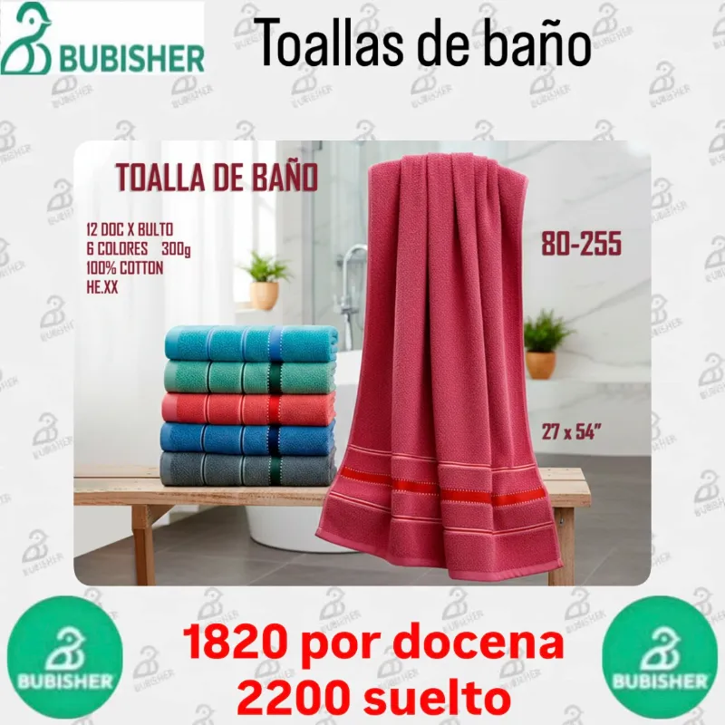 Toallas de baño