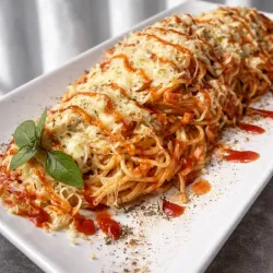 Espaguetis con Jamón Bravo