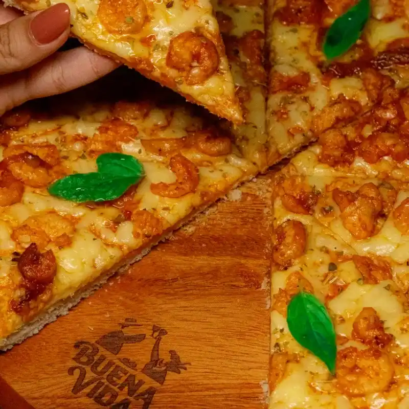 Pizza de Camarones 