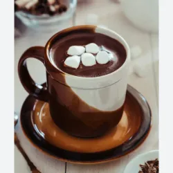 CHOCOLECHE CON MALVAVISCO