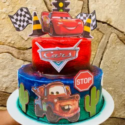 Cake 2 niveles temático