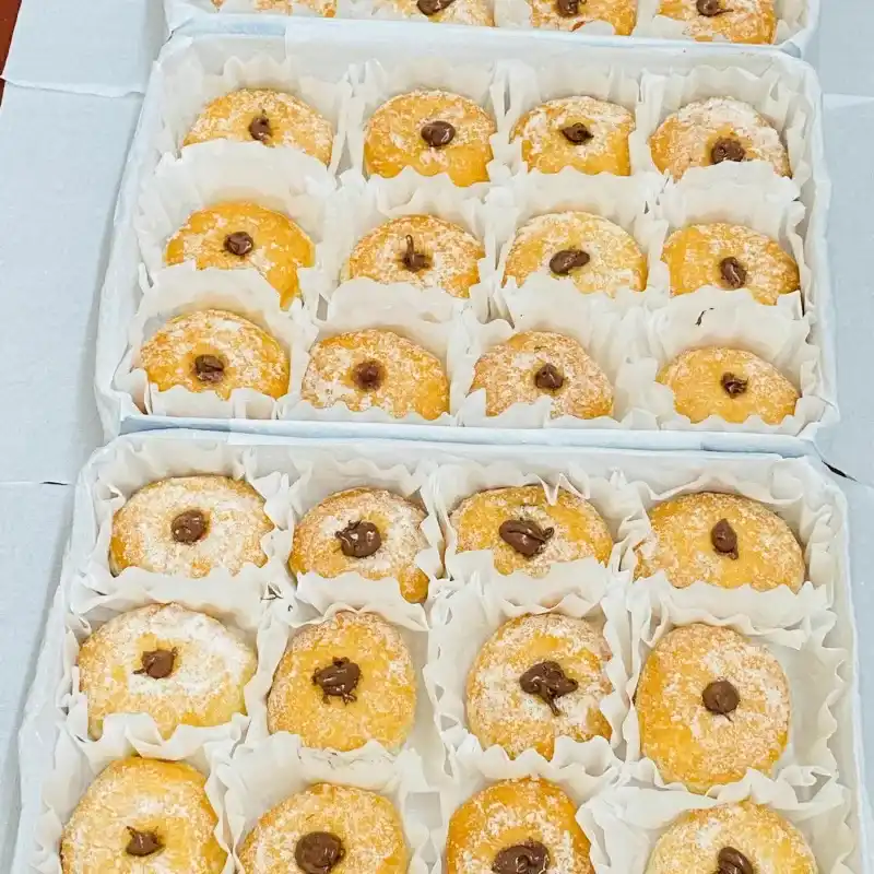 Donas rellenas de Nutella 