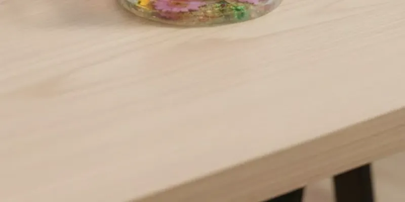 Posavasos de flores naturales encapsuladas