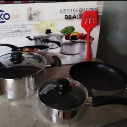 Juego de calderos de aluminio EKO