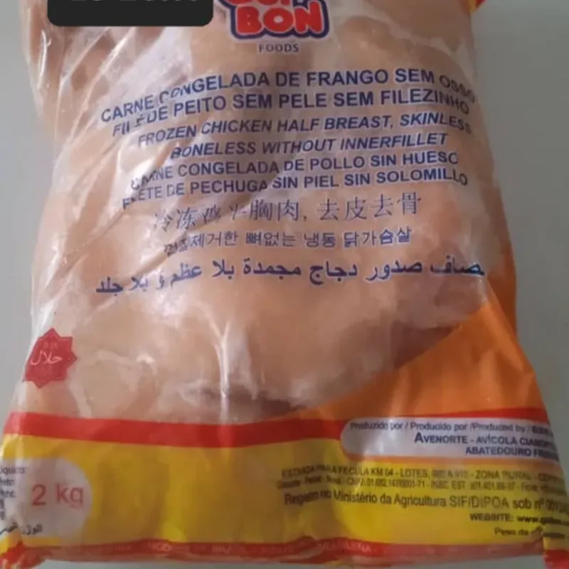 Paquete de pechugas de pollo
