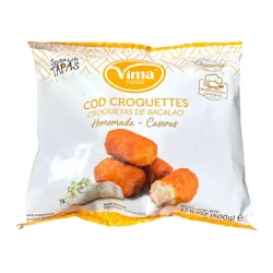 Paquetes de croquetas de bacalao VIMA