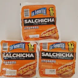 Paquetes de salchichas 12 u