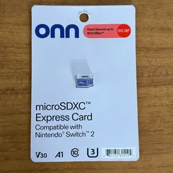 Micro SD Express Onn 512gb