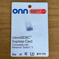 Micro SD Express Onn 256gb