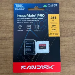 Micro SD Sandisk Pro 256gb