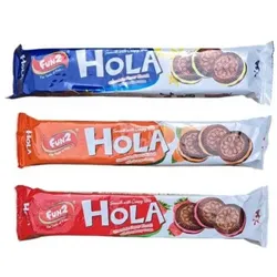 Galleta de chocolate con crema