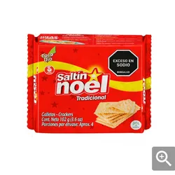 Galletas saladas tradicional Saltín Noel