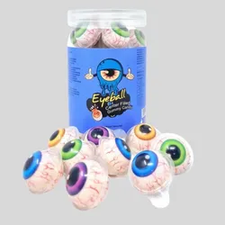 gomitas rellenas con forma de ojo 