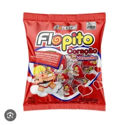 Pirulitos Corazón Rojo Flopito de Florestal